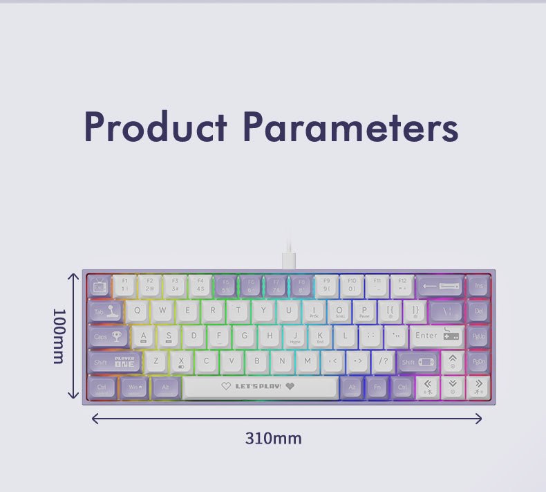 68 - Key Mechanical Keyboard - herk