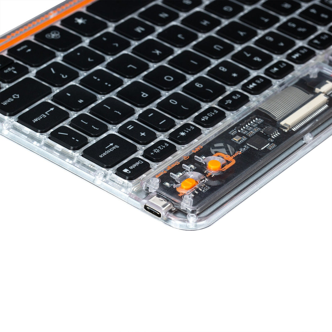 Transparent Bluetooth Backlit Keyboard - Xyber Mini PC 
