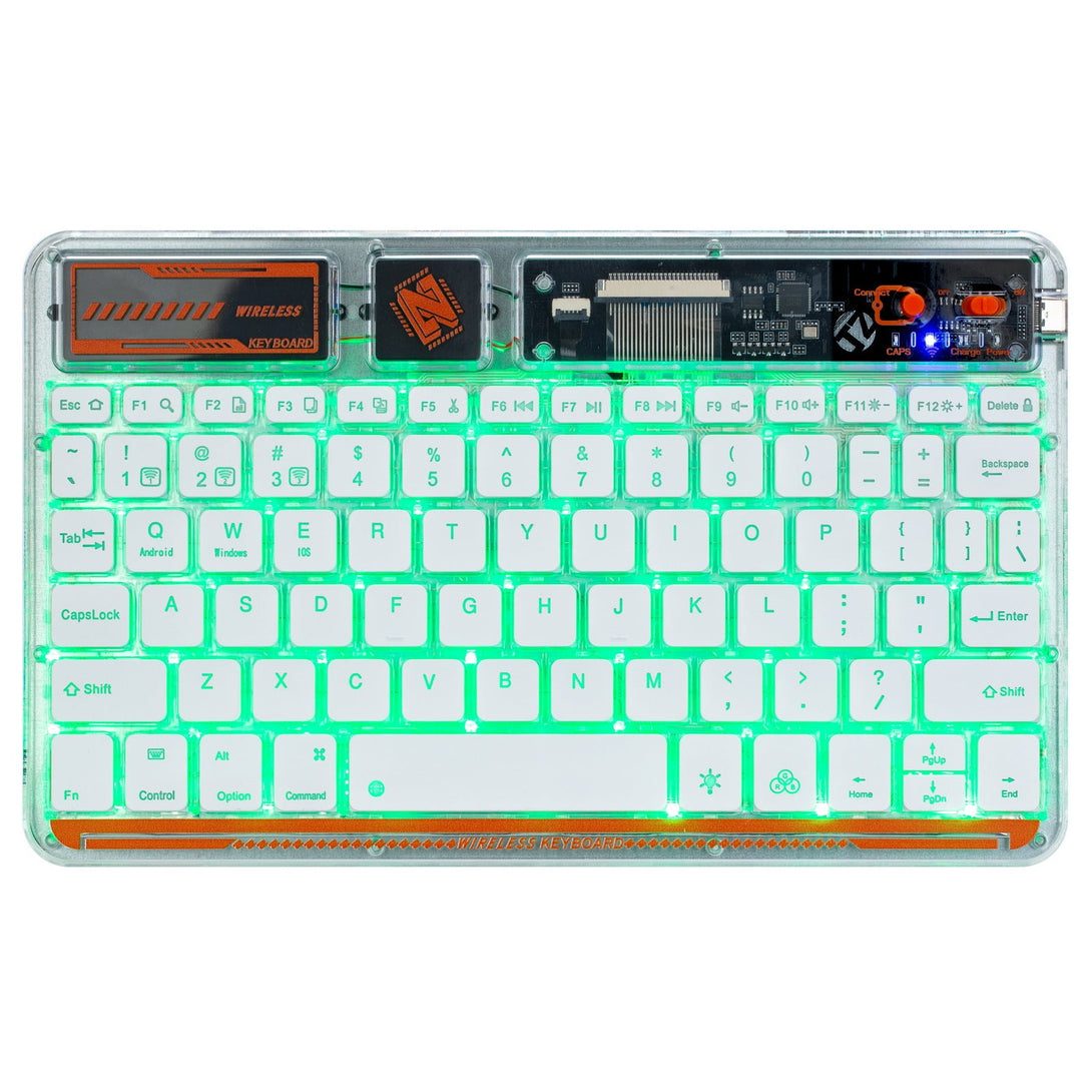 Transparent Bluetooth Backlit Keyboard - Xyber Mini PC 