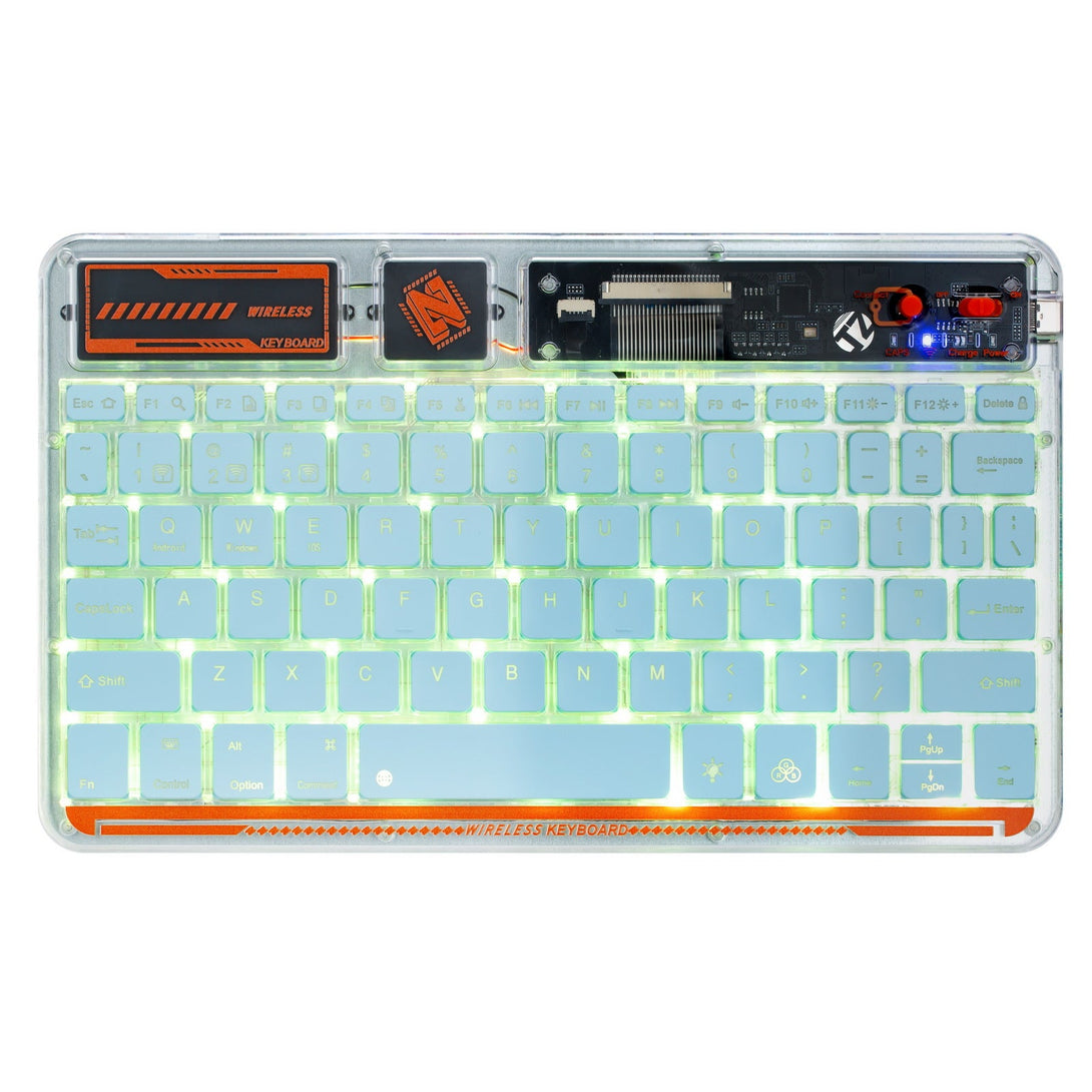 Transparent Bluetooth Backlit Keyboard - Xyber Mini PC 
