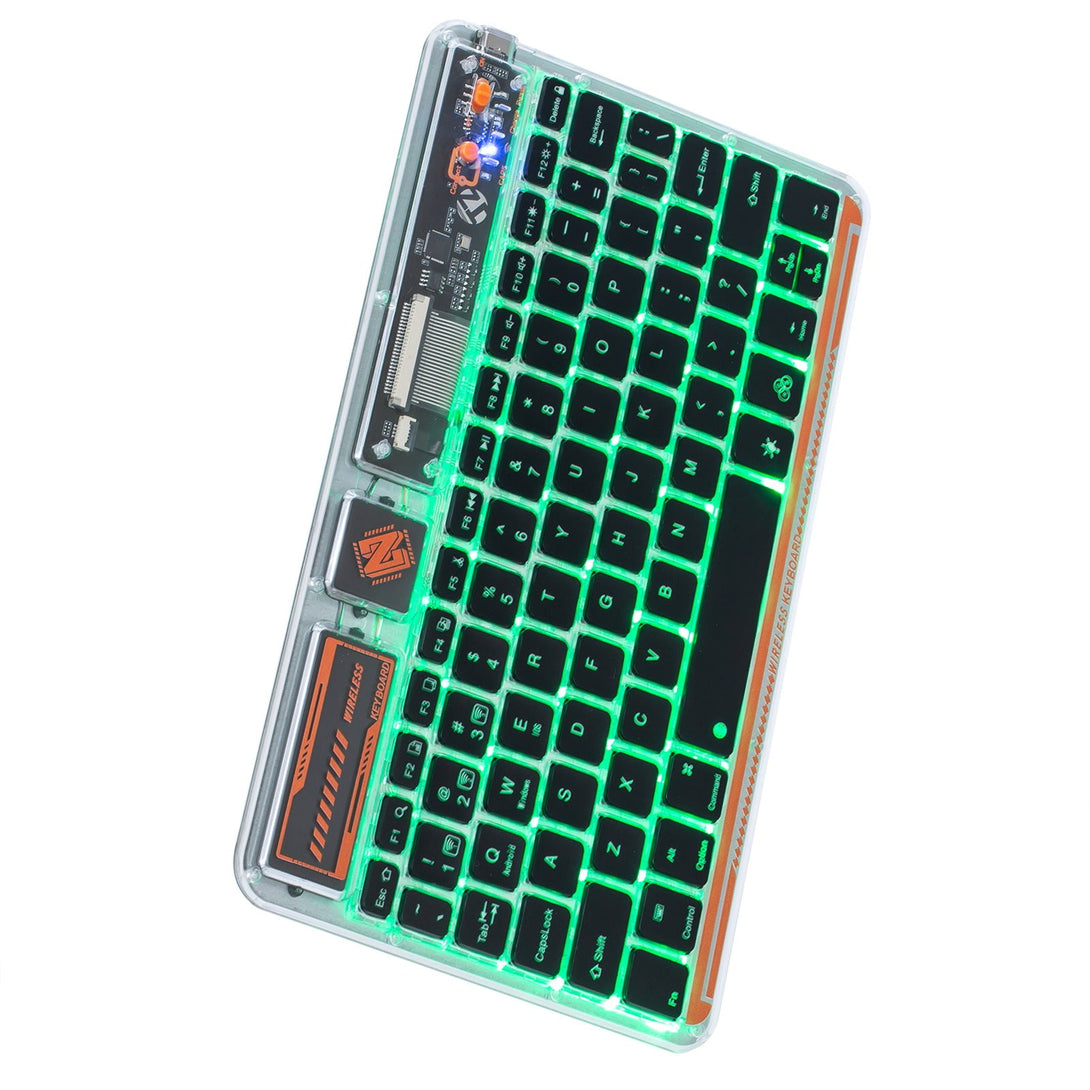 Transparent Bluetooth Backlit Keyboard - Xyber Mini PC 